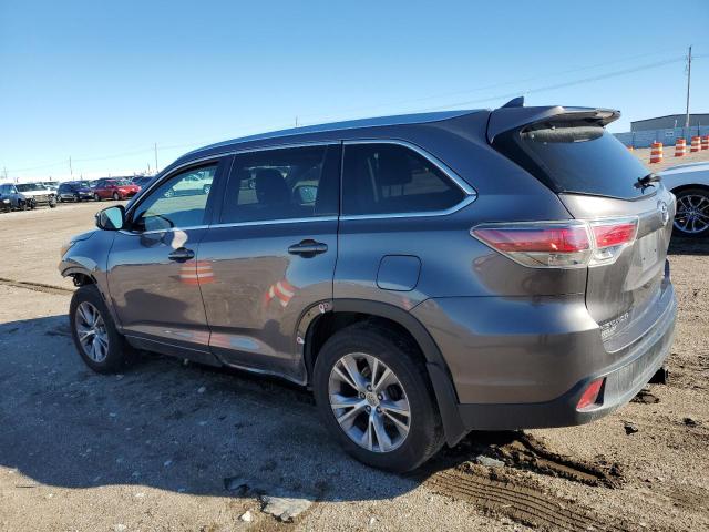 5TDJKRFHXFS096466 - 2015 TOYOTA HIGHLANDER XLE Boz foto 2