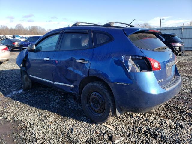 JN8AS5MV3BW288246 - 2011 NISSAN ROGUE S BLUE photo 2