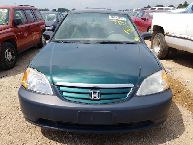 1HGES16542L081760 - 2002 HONDA CIVIC LX 绿色 照片 17