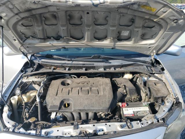 5YFBU4EEXDP134745 - 2013 TOYOTA COROLLA BASE 银色 照片 11