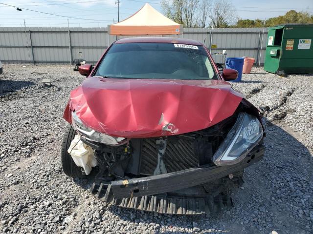 3N1AB7APXKY233446 - 2019 NISSAN SENTRA S RED photo 5