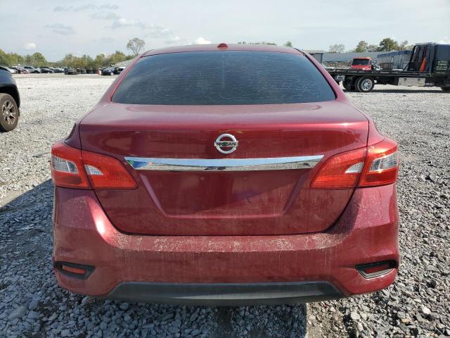 3N1AB7APXKY233446 - 2019 NISSAN SENTRA S RED photo 6