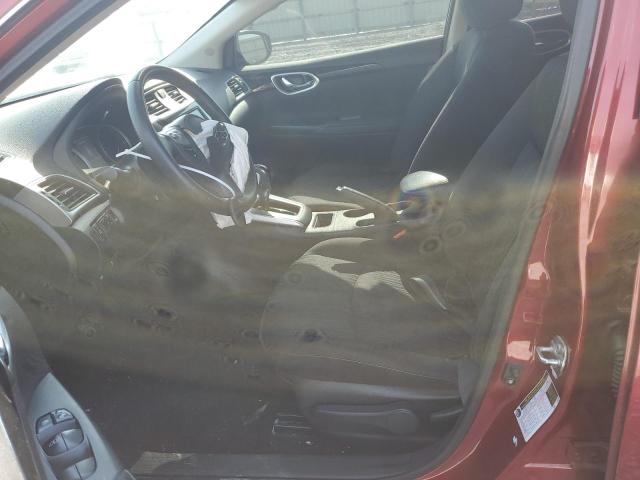 3N1AB7APXKY233446 - 2019 NISSAN SENTRA S RED photo 7