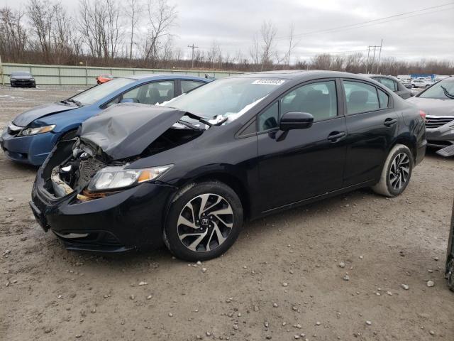 2HGFB2F83EH535373 - 2014 HONDA CIVIC EX BLACK photo 1