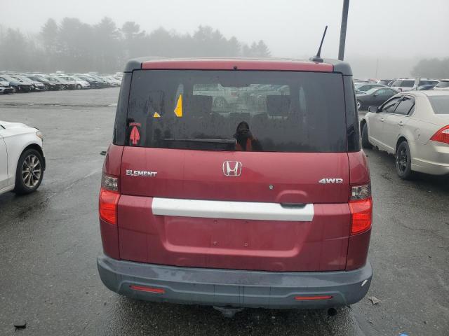 5J6YH2H79BL002494 - 2011 HONDA ELEMENT EX RED photo 6