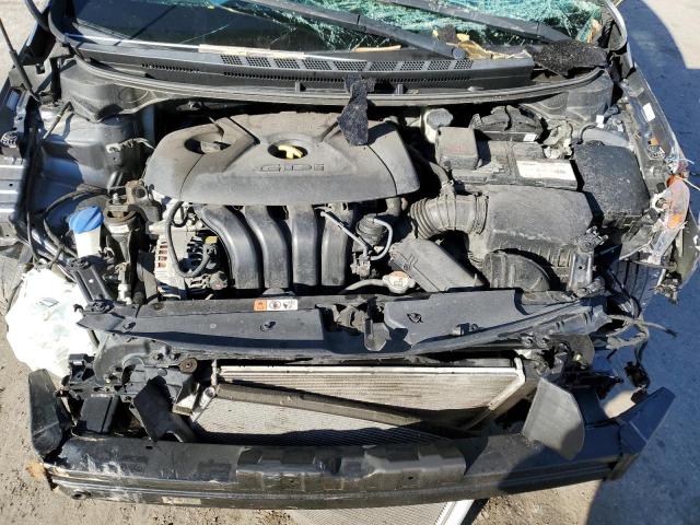 KNAFX4A87G5527626 - 2016 KIA FORTE EX GRAY photo 11