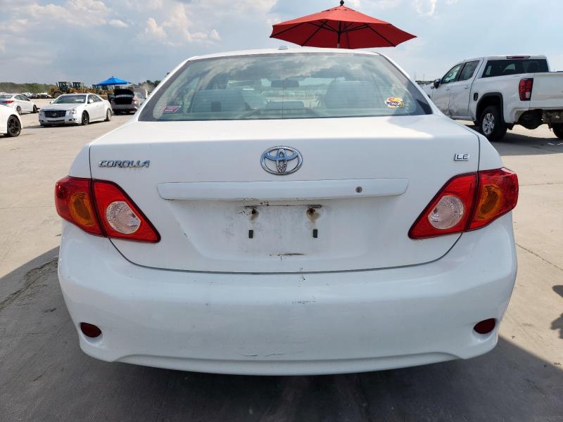 2T1BU4EE3AC276527 - 2010 TOYOTA COROLLA BASE Білий фото 6