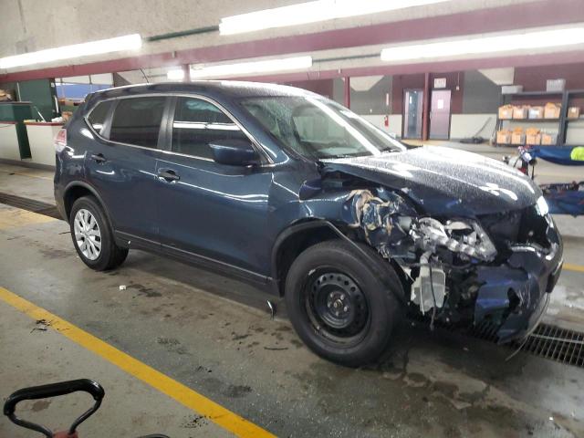 KNMAT2MV2GP641925 - 2016 NISSAN ROGUE S BLUE photo 4