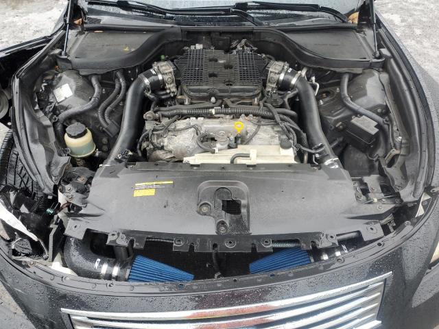 JN1CV6EK8AM101604 - 2010 INFINITI G37 BASE BLACK photo 11