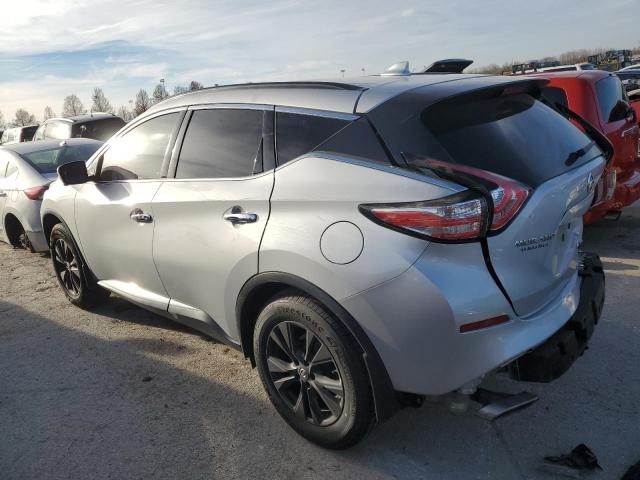 5N1AZ2MG1JN203427 - 2018 NISSAN MURANO S SILVER photo 2