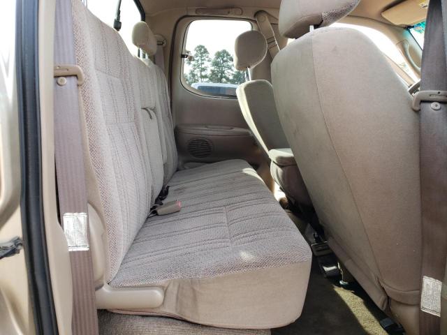 5TBRT34151S205906 - 2001 TOYOTA TUNDRA ACCESS CAB ბეჟი ფოტო 10