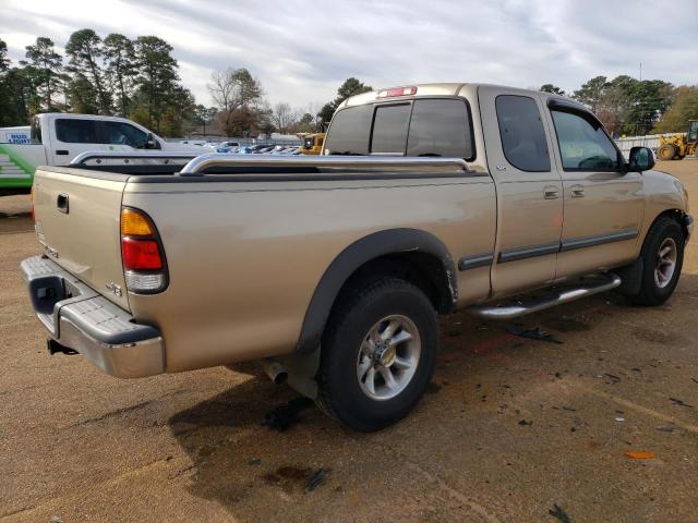 5TBRT34151S205906 - 2001 TOYOTA TUNDRA ACCESS CAB ბეჟი ფოტო 3