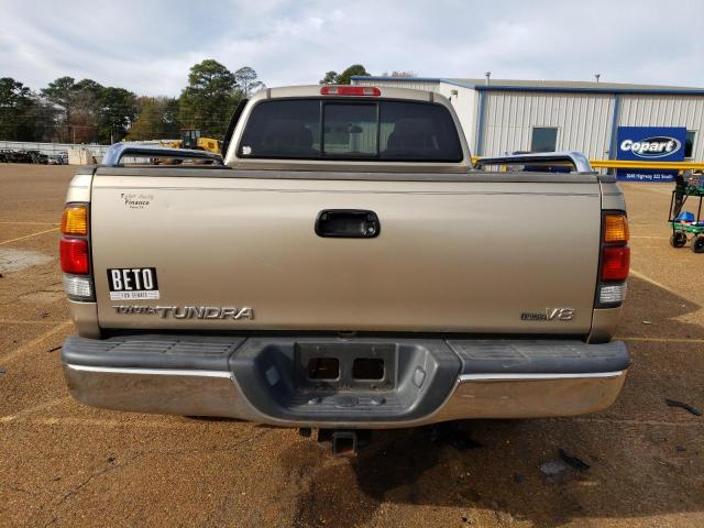 5TBRT34151S205906 - 2001 TOYOTA TUNDRA ACCESS CAB ბეჟი ფოტო 6