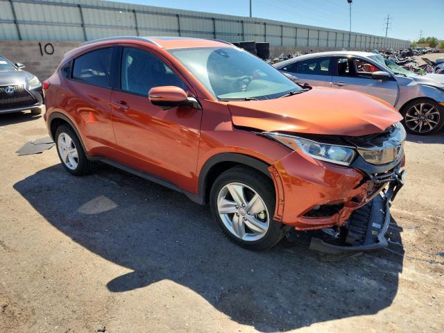 3CZRU6H55KM707538 - 2019 HONDA HR-V EX ORANGE photo 4