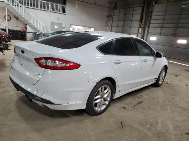 3FA6P0HR1DR296845 - 2013 FORD FUSION SE WHITE photo 3