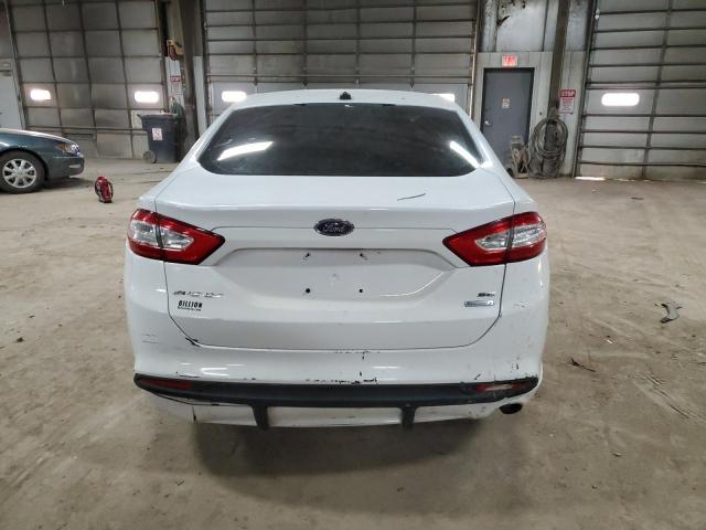 3FA6P0HR1DR296845 - 2013 FORD FUSION SE WHITE photo 6