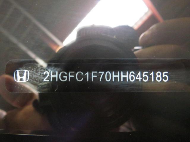 2HGFC1F70HH645185 - 2017 HONDA CIVIC EXL GRAY photo 10