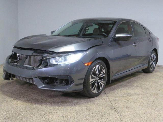 2HGFC1F70HH645185 - 2017 HONDA CIVIC EXL GRAY photo 2