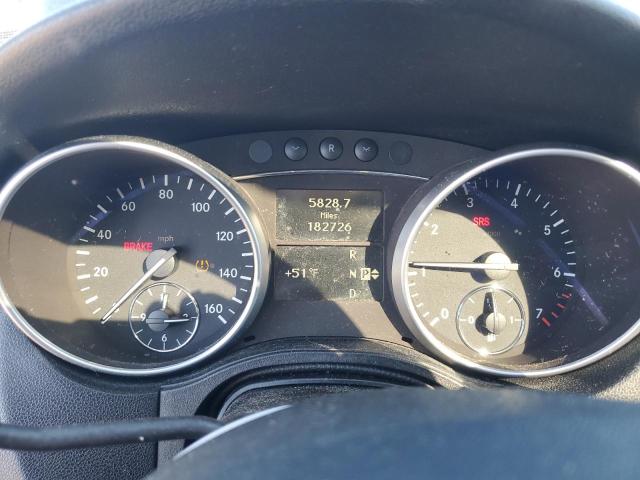 4JGBB8GB7AA537562 - 2010 MERCEDES-BENZ ML 350 4MATIC BLACK photo 9