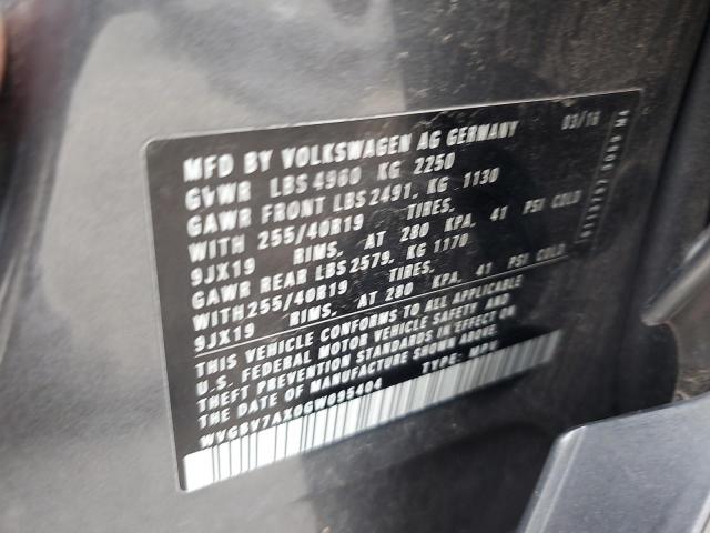 WVGBV7AX0GW095404 - 2016 VOLKSWAGEN TIGUAN S GRAY photo 13