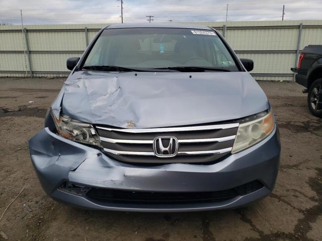 5FNRL5H44CB065880 - 2012 HONDA ODYSSEY EX BLUE photo 5