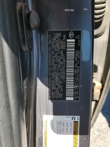 JTDBU4EE9AJ068771 - 2010 TOYOTA COROLLA BASE Grau Foto 12