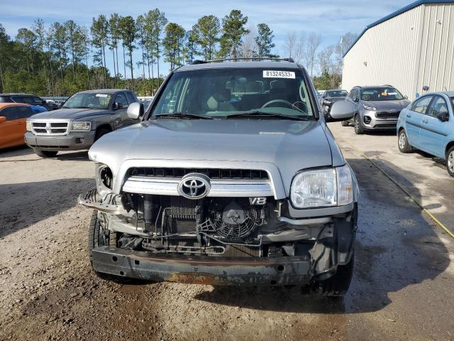 5TDBT44A35S241937 - 2005 TOYOTA SEQUOIA SR5 SILVER photo 5