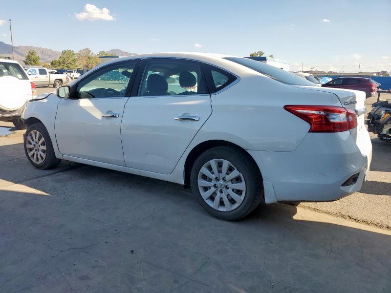 3N1AB7AP8KY451630 - 2019 NISSAN SENTRA S WHITE photo 2