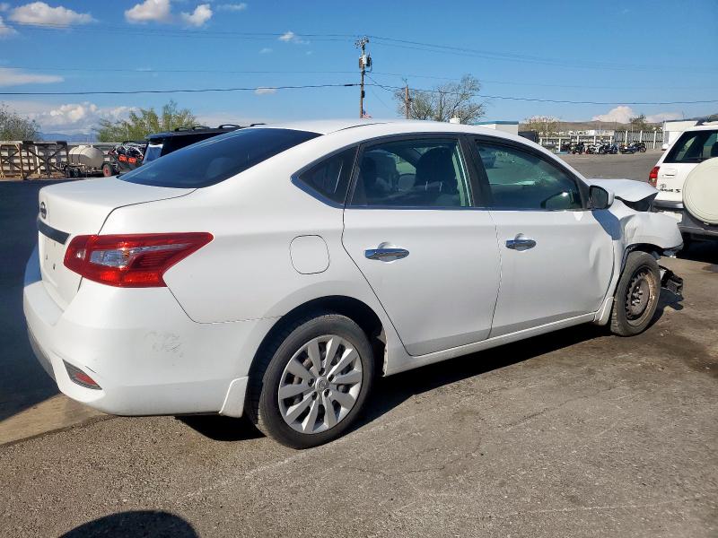 3N1AB7AP8KY451630 - 2019 NISSAN SENTRA S WHITE photo 3