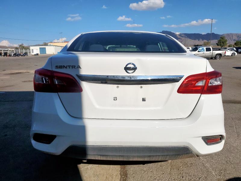 3N1AB7AP8KY451630 - 2019 NISSAN SENTRA S WHITE photo 6