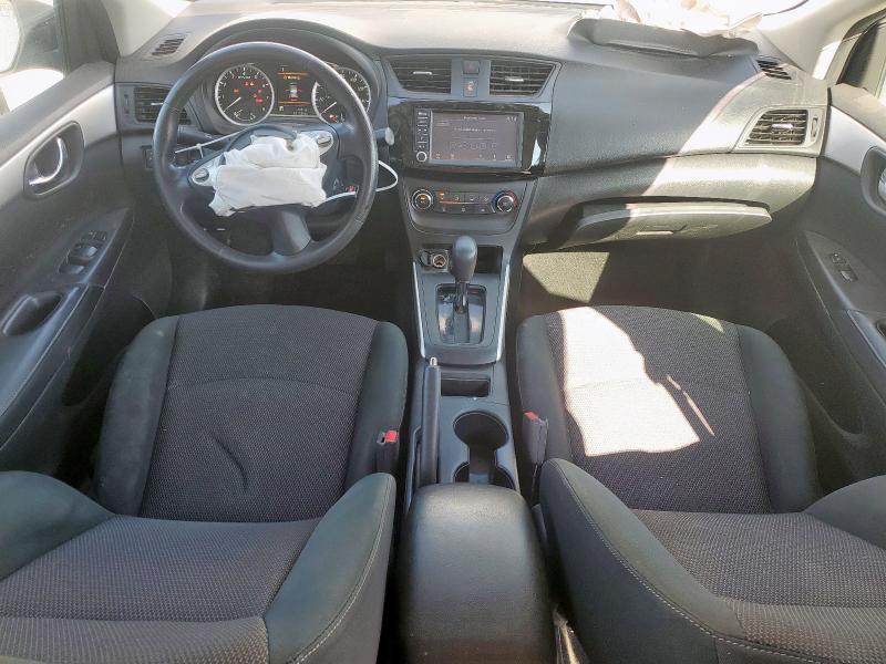 3N1AB7AP8KY451630 - 2019 NISSAN SENTRA S WHITE photo 8