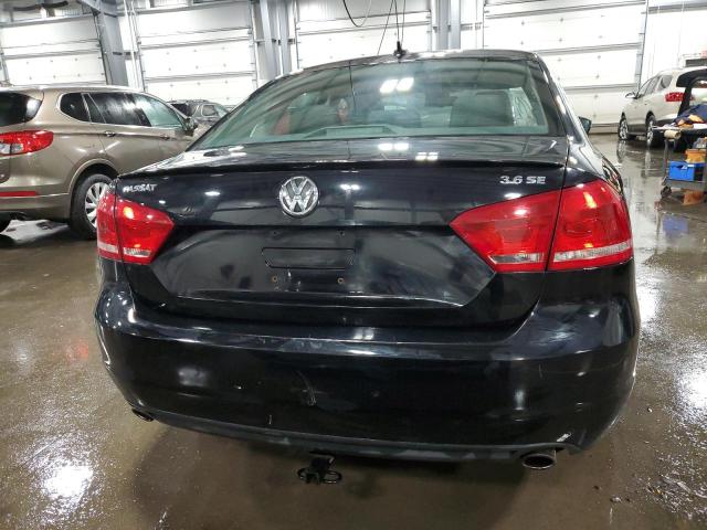 1VWBM7A30DC010169 - 2013 VOLKSWAGEN PASSAT SE BLACK photo 6