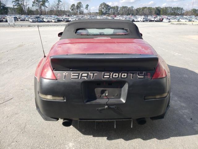 JN1AZ36A24M253382 - 2004 NISSAN 350Z ROADSTER RED photo 6