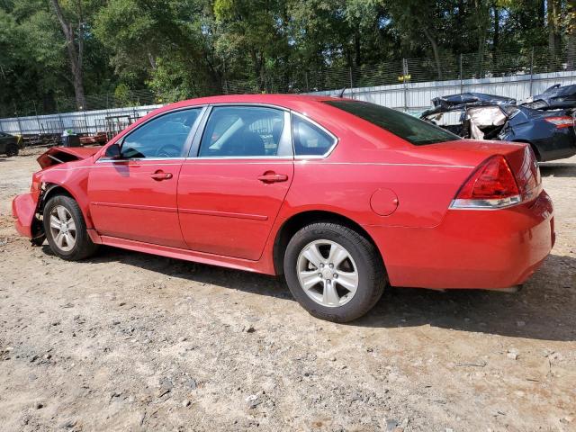 2G1WF5E33D1115915 - 2013 CHEVROLET IMPALA LS Червоний фото 2