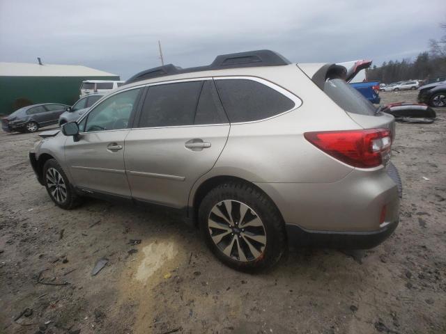 4S4BSANC0F3309997 - 2015 SUBARU OUTBACK 2.5I LIMITED BEIGE photo 2