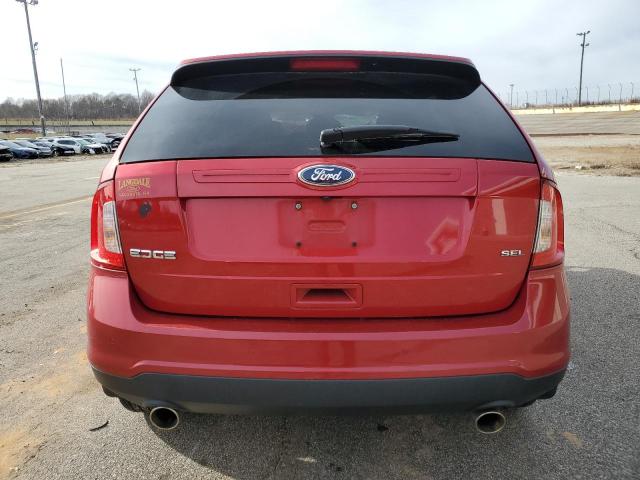 2FMDK3JC8CBA48446 - 2012 FORD EDGE SEL RED photo 6