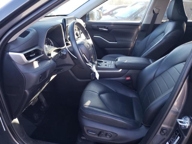 5TDHZRBHXNS587358 - 2022 TOYOTA HIGHLANDER XLE GRAY photo 7