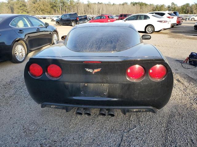 1G1YY25W685132594 - 2008 CHEVROLET CORVETTE BLACK photo 6