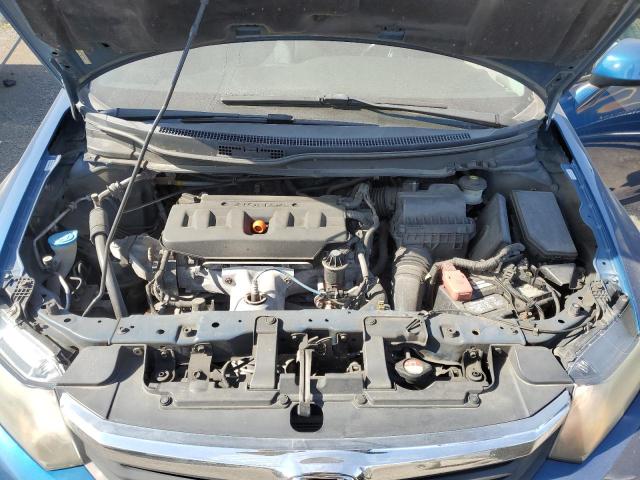 2HGFB2F57CH025806 - 2012 HONDA CIVIC LX BLUE photo 11