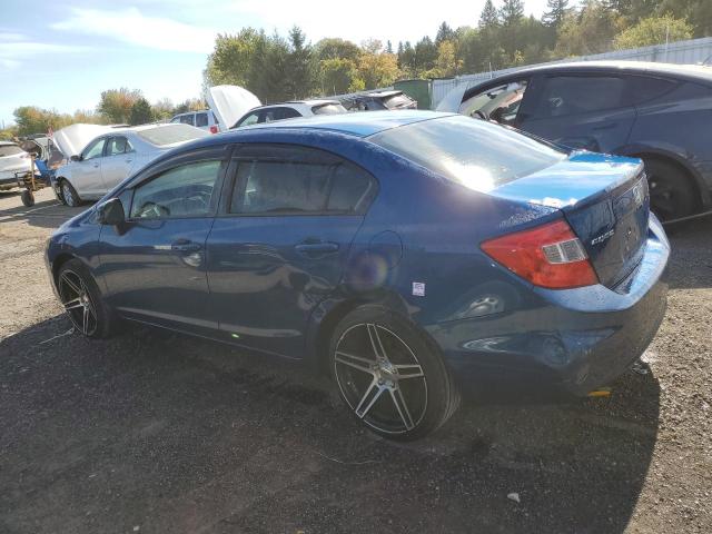 2HGFB2F57CH025806 - 2012 HONDA CIVIC LX BLUE photo 2