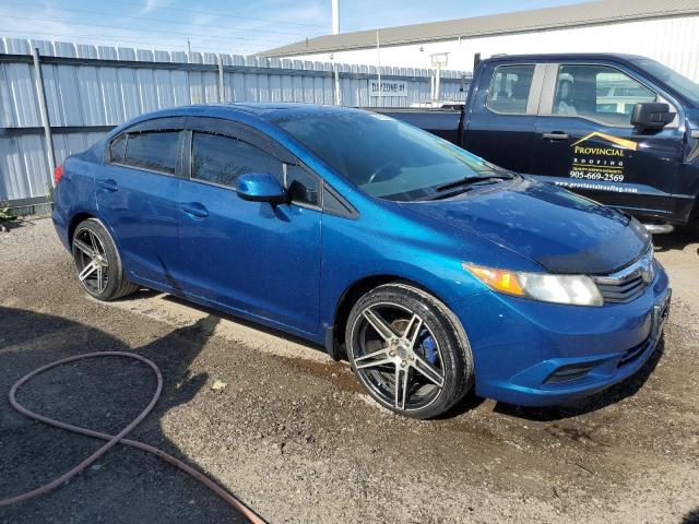 2HGFB2F57CH025806 - 2012 HONDA CIVIC LX BLUE photo 4