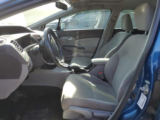 2HGFB2F57CH025806 - 2012 HONDA CIVIC LX BLUE photo 7