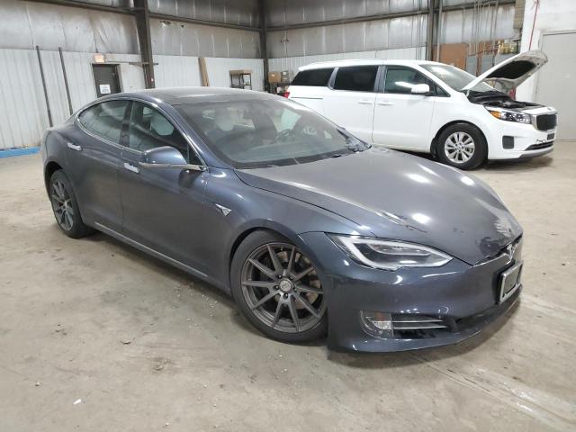 5YJSA1E24HF188427 - 2017 TESLA MODEL S GRAY photo 4