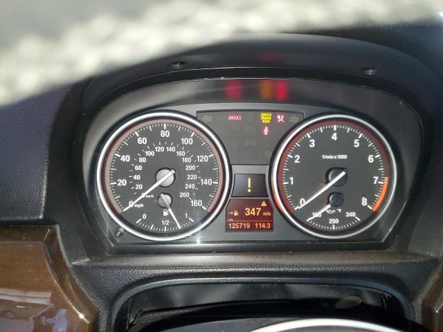 WBAPM5C54BE435937 - 2011 BMW 335 I GRAY photo 9