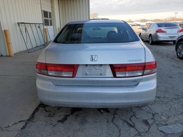 1HGCM56663A061024 - 2003 HONDA ACCORD EX SILVER photo 6