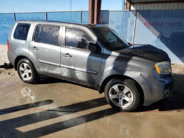 5FNYF3H5XDB026809 - 2013 HONDA PILOT EXL GRAY photo 4