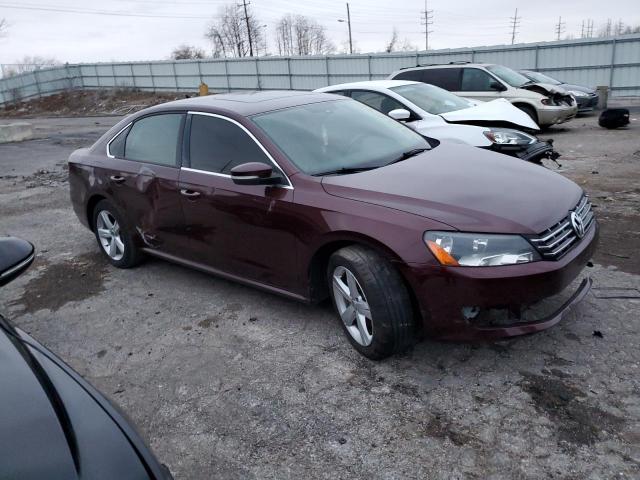 1VWBN7A33DC069844 - 2013 VOLKSWAGEN PASSAT SE BURGUNDY photo 4