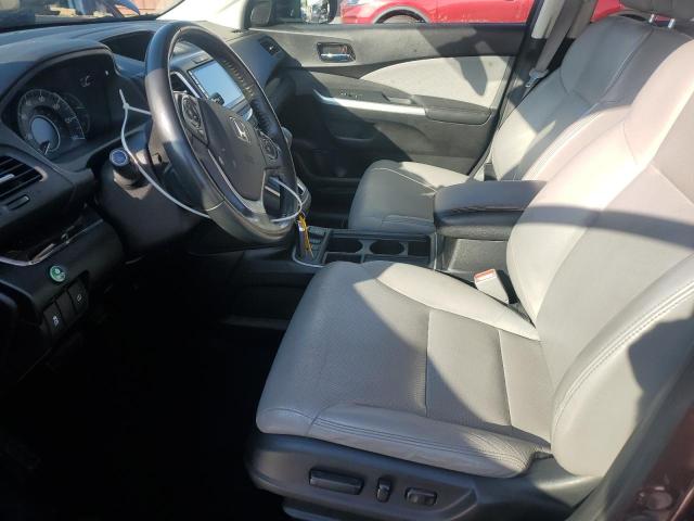 2HKRM4H78FH628209 - 2015 HONDA CR-V EXL Tünd qırmızı foto 7