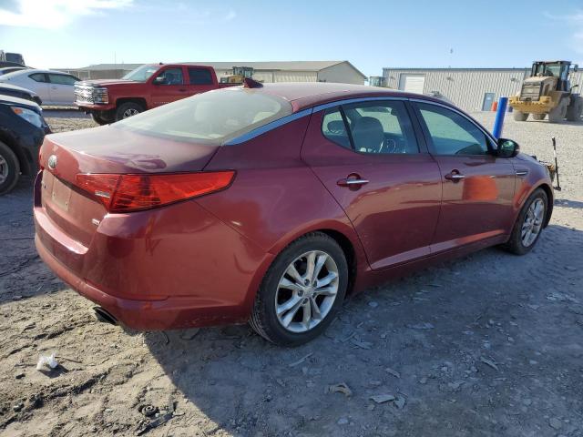 5XXGM4A74DG223314 - 2013 KIA OPTIMA LX RED photo 3