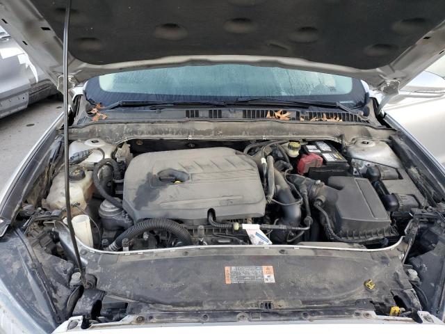 1FA6P0HD2F5130375 - 2015 FORD FUSION SE ვერცხლისფერი ფოტო 11